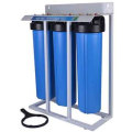 20inch UPVC 3 Stage Plastic Big Blue Cartridge Filters Housing For Water Treatment RO System